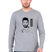 Load image into Gallery viewer, Hardik Pandya Full Sleeves T-Shirt for Men-Grey Melange-Ektarfa.online

