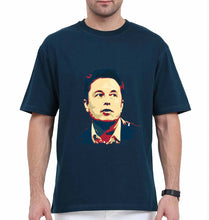 Load image into Gallery viewer, Elon Musk Oversized T-Shirt for Men-Petrol Blue-Ektarfa.online
