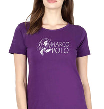 Load image into Gallery viewer, Marco Polo T-Shirt for Women-Purple-Ektarfa.online

