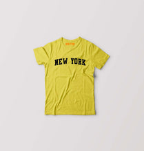 Load image into Gallery viewer, New York Kids T-Shirt for Boy/Girl-Yellow-Ektarfa.online
