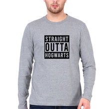 Load image into Gallery viewer, Harry Potter Hogwarts Full Sleeves T-Shirt for Men-Grey Melange-Ektarfa.online
