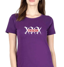 Load image into Gallery viewer, xxxtentaction T-Shirt for Women-Purple-Ektarfa.online
