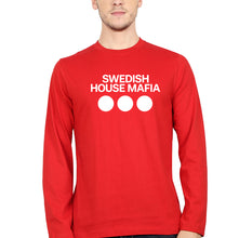 Load image into Gallery viewer, Swedish House Mafia Full Sleeves T-Shirt for Men-Red-Ektarfa.online
