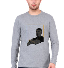 Load image into Gallery viewer, Kylian Mbappé Full Sleeves T-Shirt for Men-Grey Melange-Ektarfa.online

