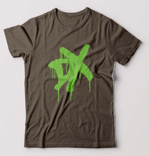 Load image into Gallery viewer, DX WWE T-Shirt for Men-S(38 Inches)-Olive Green-Ektarfa.online
