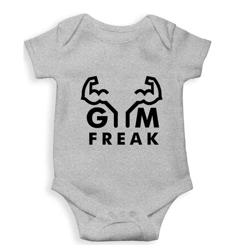 Gym Kids Romper For Baby Boy/Girl-Grey-Ektarfa.online