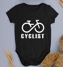 Load image into Gallery viewer, Cyclist Kids Romper For Baby Boy/Girl-0-5 Months(18 Inches)-Black-Ektarfa.online
