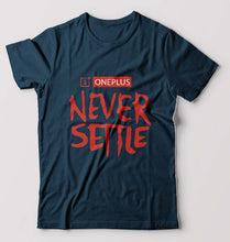 Load image into Gallery viewer, OnePlus T-Shirt for Men-Petrol Blue-Ektarfa.online

