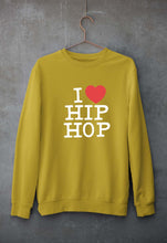Load image into Gallery viewer, I Love Hip Hop Unisex Sweatshirt for Men/Women-Mustard Yellow-Ektarfa.online
