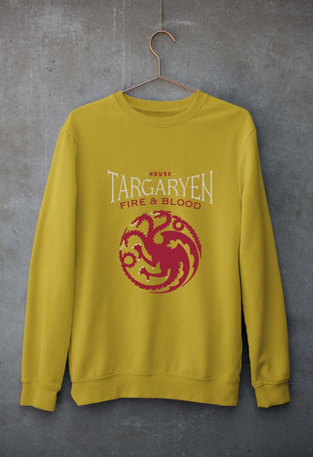 House Targaryen (GOT) Unisex Sweatshirt for Men/Women-Mustard yellow-Ektarfa.online