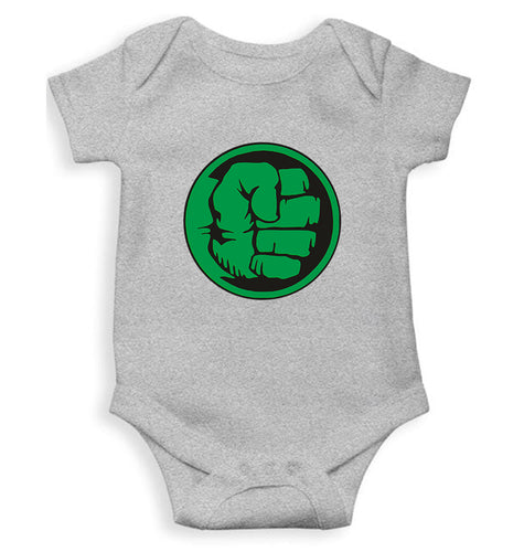 Hulk Kids Romper Kids Romper For Baby Boy/Girl-0-5 Months(18 Inches)-Grey-Ektarfa.online