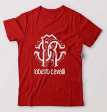 Load image into Gallery viewer, Roberto Cavalli T-Shirt for Men-S(38 Inches)-Red-Ektarfa.online
