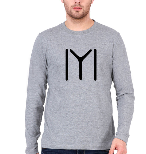 Ertugrul Full Sleeves T-Shirt for Men-Grey Melange-Ektarfa.online