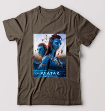 Load image into Gallery viewer, Avatar T-Shirt for Men-Olive Green-Ektarfa.online
