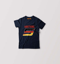 Load image into Gallery viewer, Sebastian Vettel F1 T-Shirt for Boy/Girl-Navy Blue-Ektarfa.online
