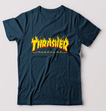 Load image into Gallery viewer, Thrasher Magzine T-Shirt for Men-Petrol blue-Ektarfa.online
