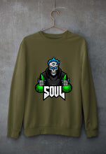 Load image into Gallery viewer, Battlegrounds Mobile India (BGMI) Soul Esport Unisex Sweatshirt for Men/Women-Olive Green-Ektarfa.online
