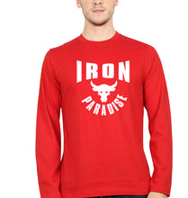 Load image into Gallery viewer, Iron Paradise Full Sleeves T-Shirt for Men-Red-Ektarfa.online
