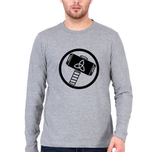 Load image into Gallery viewer, Thor Superhero Full Sleeves T-Shirt for Men-Grey-Ektarfa.online
