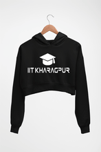 Load image into Gallery viewer, IIT Kharagpur Crop HOODIE FOR WOMEN
