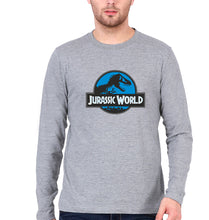 Load image into Gallery viewer, Jurassic World Full Sleeves T-Shirt for Men-Grey Melange-Ektarfa.online
