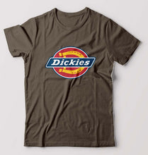 Load image into Gallery viewer, Dickies T-Shirt for Men-S(38 Inches)-Olive Green-Ektarfa.online
