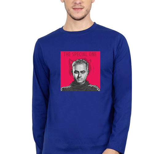 José Mourinho Full Sleeves T-Shirt for Men-Royal Blue-Ektarfa.online
