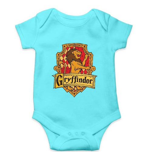 Harry Potter Hogwarts Kids Romper For Baby Boy/Girl-0-5 Months(18 Inches)-Sky Blue-Ektarfa.online