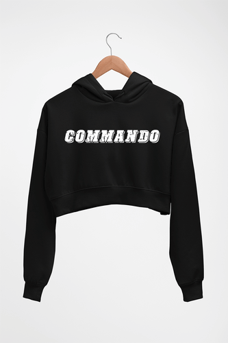 Commando Crop HOODIE FOR WOMEN-Black-Ektarfa.online