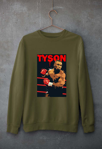 Mike Tyson Unisex Sweatshirt for Men/Women-Olive Green-Ektarfa.online