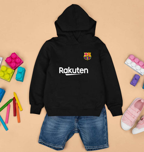 Barcelona Kids Hoodie for Boy/Girl-Black-Ektarfa.online