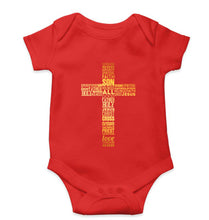 Load image into Gallery viewer, Christian Kids Romper For Baby Boy/Girl-0-5 Months(18 Inches)-Red-Ektarfa.online
