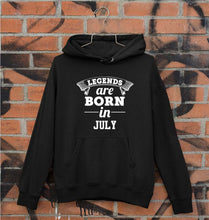 Load image into Gallery viewer, Legends are Born in July Unisex Hoodie for Men/Women-Black-Ektarfa.online

