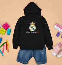 Load image into Gallery viewer, Hala Madrid Kids Hoodie for Boy/Girl-0-1 Year(22 Inches)-Black-Ektarfa.online
