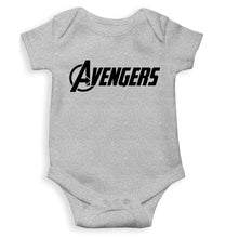 Load image into Gallery viewer, Avengers Kids Romper For Baby Boy/Girl-0-5 Months(18 Inches)-Grey-Ektarfa.online
