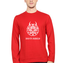 Load image into Gallery viewer, Disturbed Full Sleeves T-Shirt for Men-Red-Ektarfa.online

