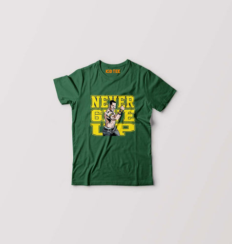 John Cena WWE Kids T-Shirt for Boy/Girl-0-1 Year(20 Inches)-Dark Green-Ektarfa.online