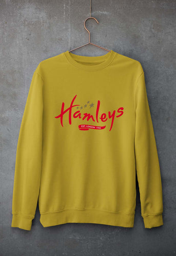 Hamleys Unisex Sweatshirt for Men/Women-Mustard Yellow-Ektarfa.online