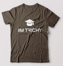 Load image into Gallery viewer, IIM Trichy T-Shirt for Men-S(38 Inches)-Olive Green-Ektarfa.online
