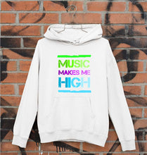 Load image into Gallery viewer, Music Makes me High Unisex Hoodie for Men/Women-S(40 Inches)-White-Ektarfa.online
