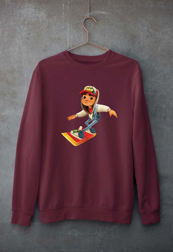 Subway Surfers Unisex Sweatshirt for Men/Women-Maroon-Ektarfa.online