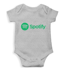 Load image into Gallery viewer, Spotify Kids Romper For Baby Boy/Girl-0-5 Months(18 Inches)-Grey-Ektarfa.online
