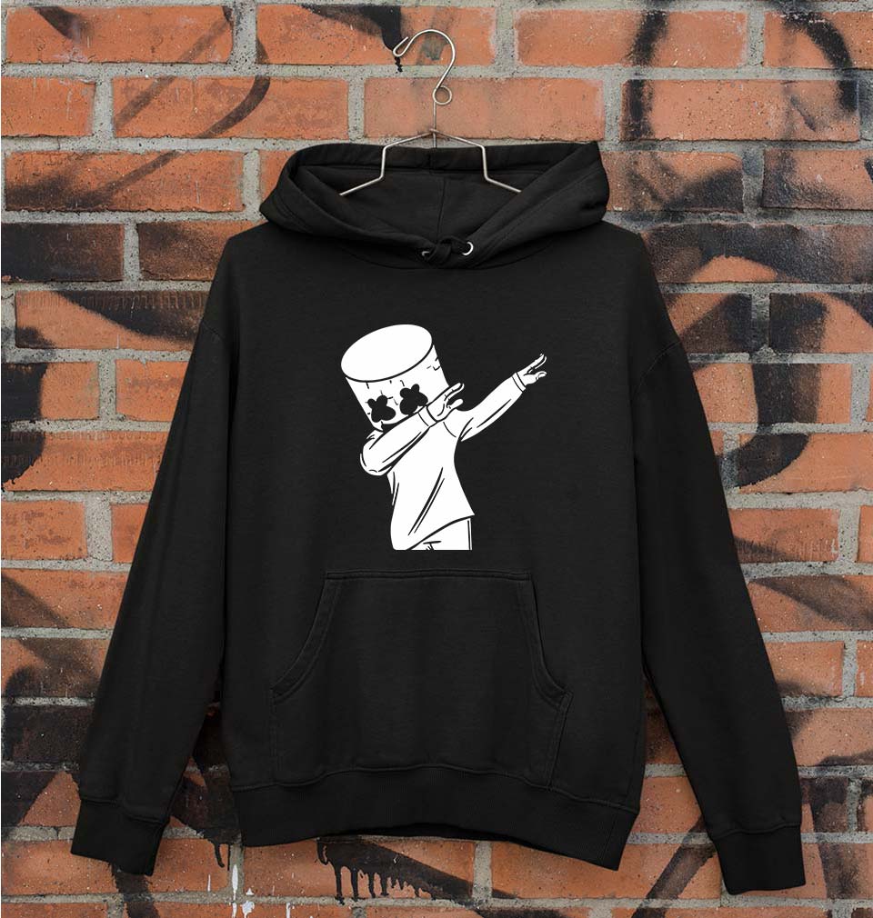 Dab Marshmello Unisex Hoodie for Men/Women-Black-Ektarfa.online