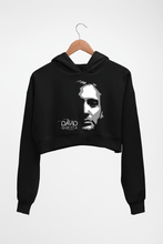 Load image into Gallery viewer, David Guetta Crop HOODIE FOR WOMEN-Black-Ektarfa.online

