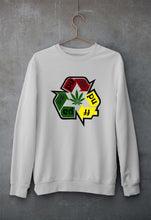 Load image into Gallery viewer, Weed Unisex Sweatshirt for Men/Women-S(40 Inches)-Grey Melange-Ektarfa.online
