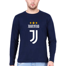 Load image into Gallery viewer, Juventus Full Sleeves T-Shirt for Men-Navy Blue-Ektarfa.online
