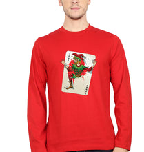 Load image into Gallery viewer, Joker Full Sleeves T-Shirt for Men-Red-Ektarfa.online
