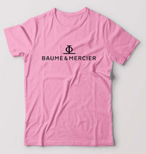 Load image into Gallery viewer, Baume &amp; Mercier T-Shirt for Men-S(38 Inches)-Light Baby Pink-Ektarfa.online

