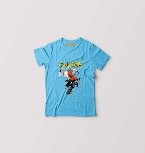 Circle Jerks Kids T-Shirt for Boy/Girl-Light Blue-Ektarfa.online