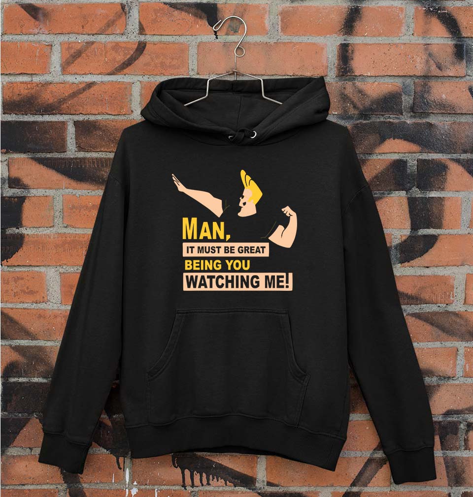 Johnny Bravo Unisex Hoodie for Men/Women-Black-Ektarfa.online
